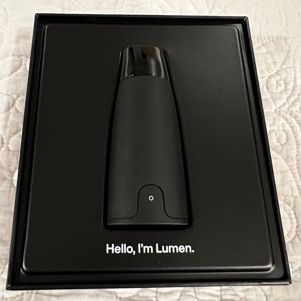 Lumen Metabolism Tracker Personalized Nutrition Coach - Like new.